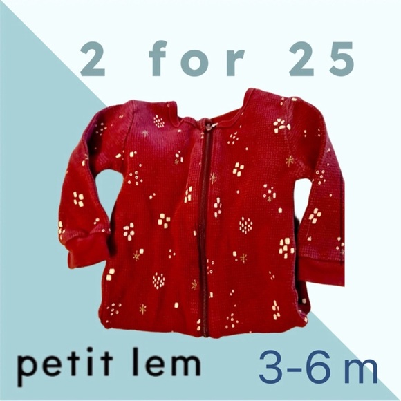 🌙 🌙 OFFER on Baby SLEEPERS - PJ PETIT LEM, GAP and HATLEY. 2 for 25$🌙 🌙 - Picture 2 of 13